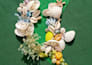 create 3d hand embroidery with shells beads and pearls